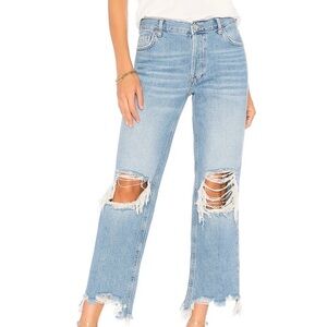 Free People we the free distress ripped jeans. New with tags!